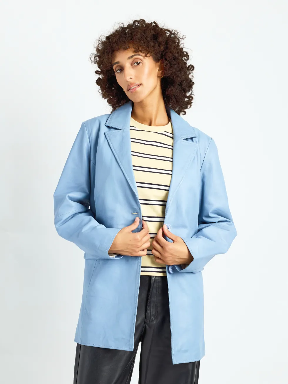 Leder Blazer 42023100